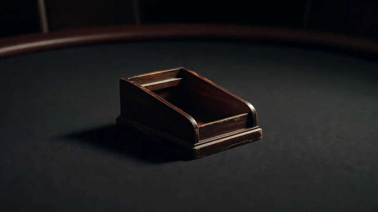 Blackjack online — karty i żetony na stole