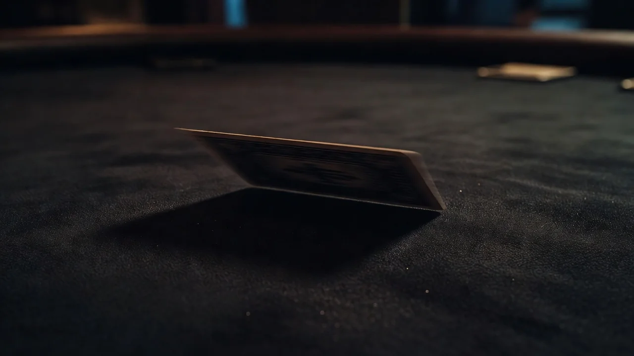 Blackjack — rozdanie kart przy stole kasynowym